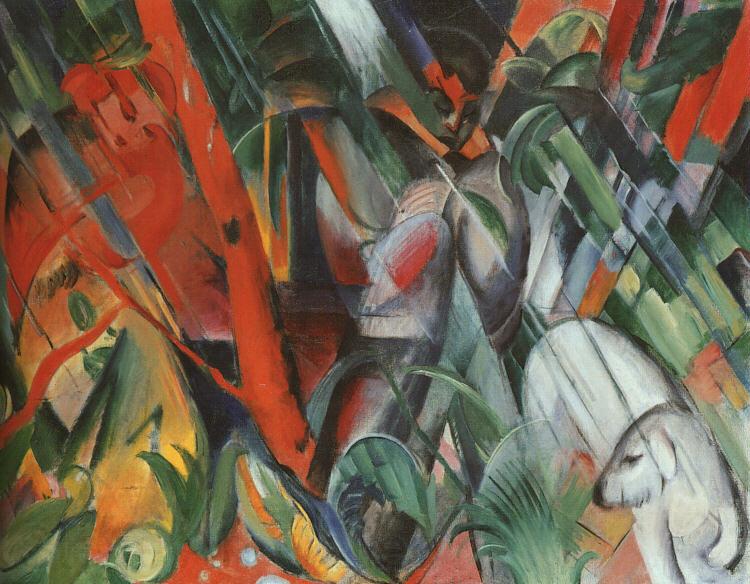Franz Marc In the Rain France oil painting art